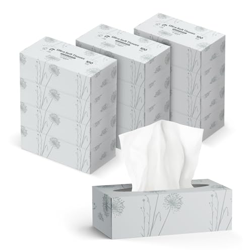 by Amazon Fazzoletti Viso 4 veli 12x100 fogli morbidi