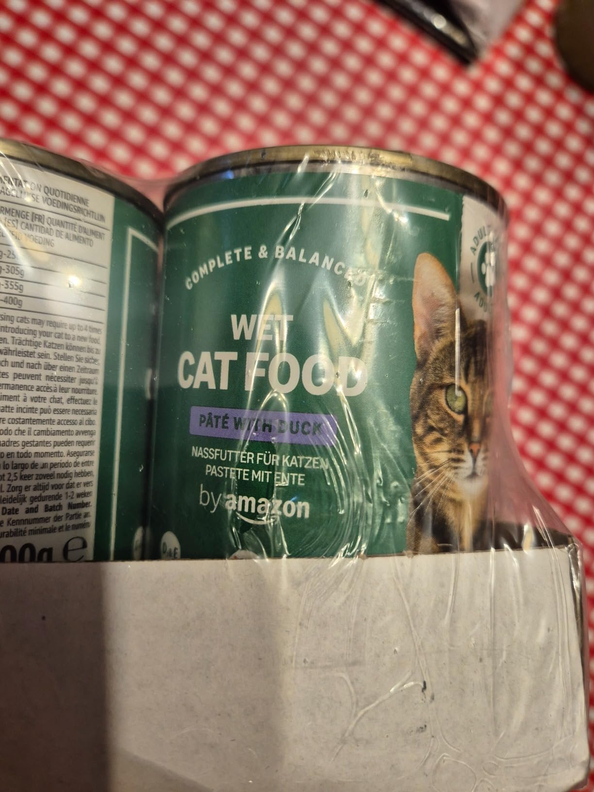 by Amazon Cibo Umido Gatto Paté Anatra 12x400g Senza Cereali