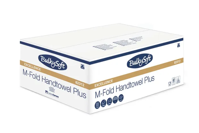 Bulkysoft Excellence M-Fold Plus asciugamano a M 2 veli