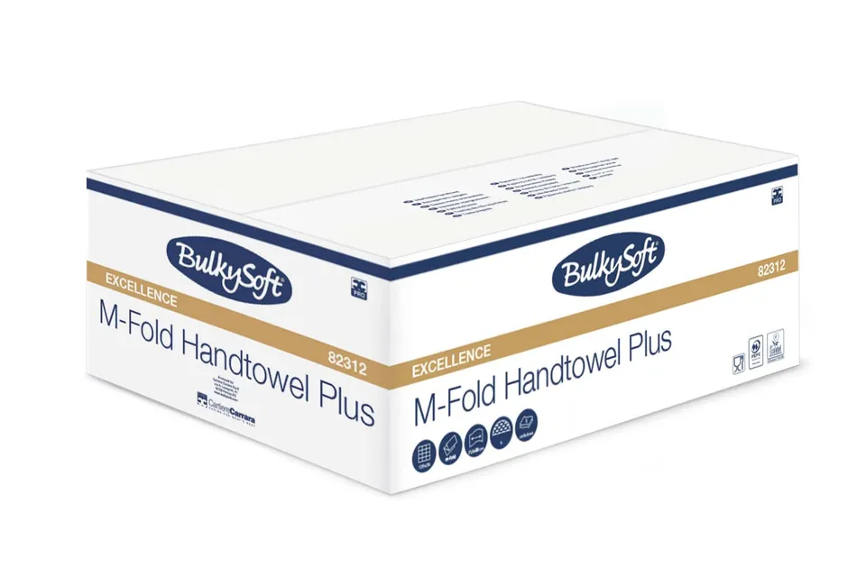 Bulkysoft Excellence M-Fold Plus asciugamano a M 2 veli