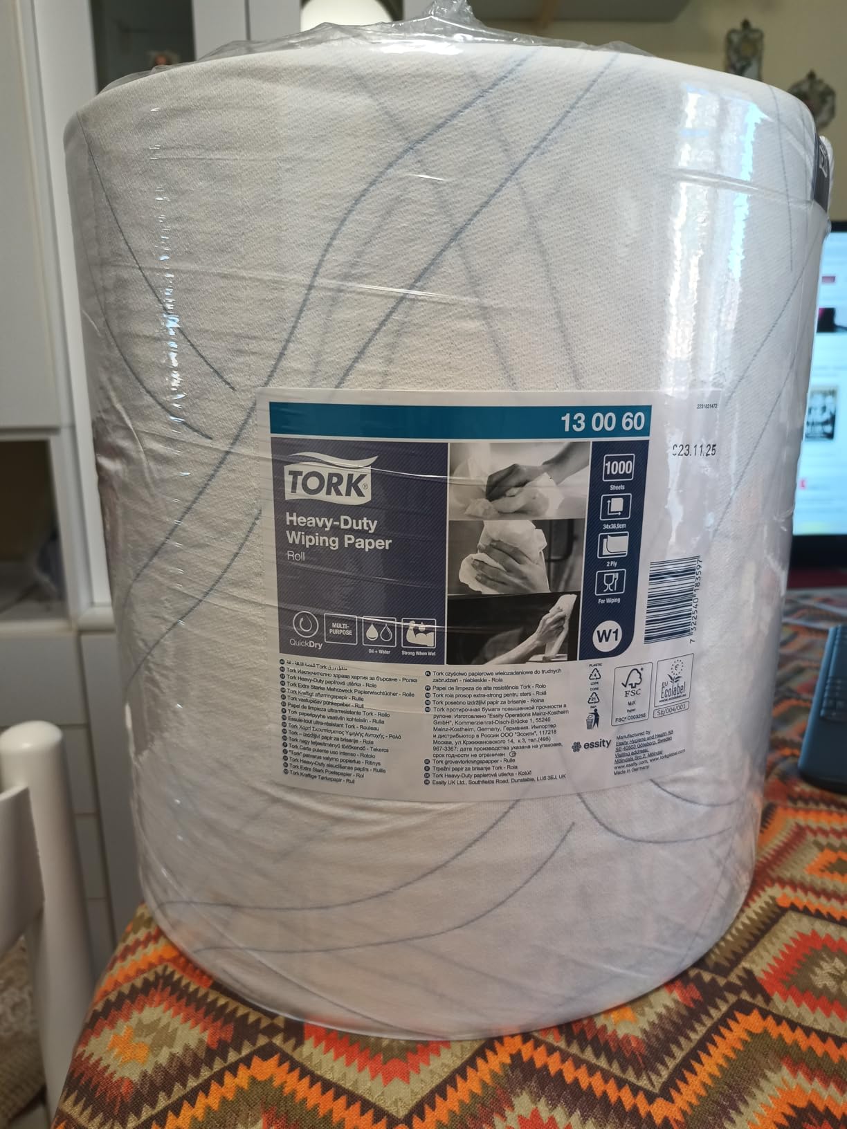 Tork QuickDry Premium 130060 carta asciugatura 2 veli 340 m