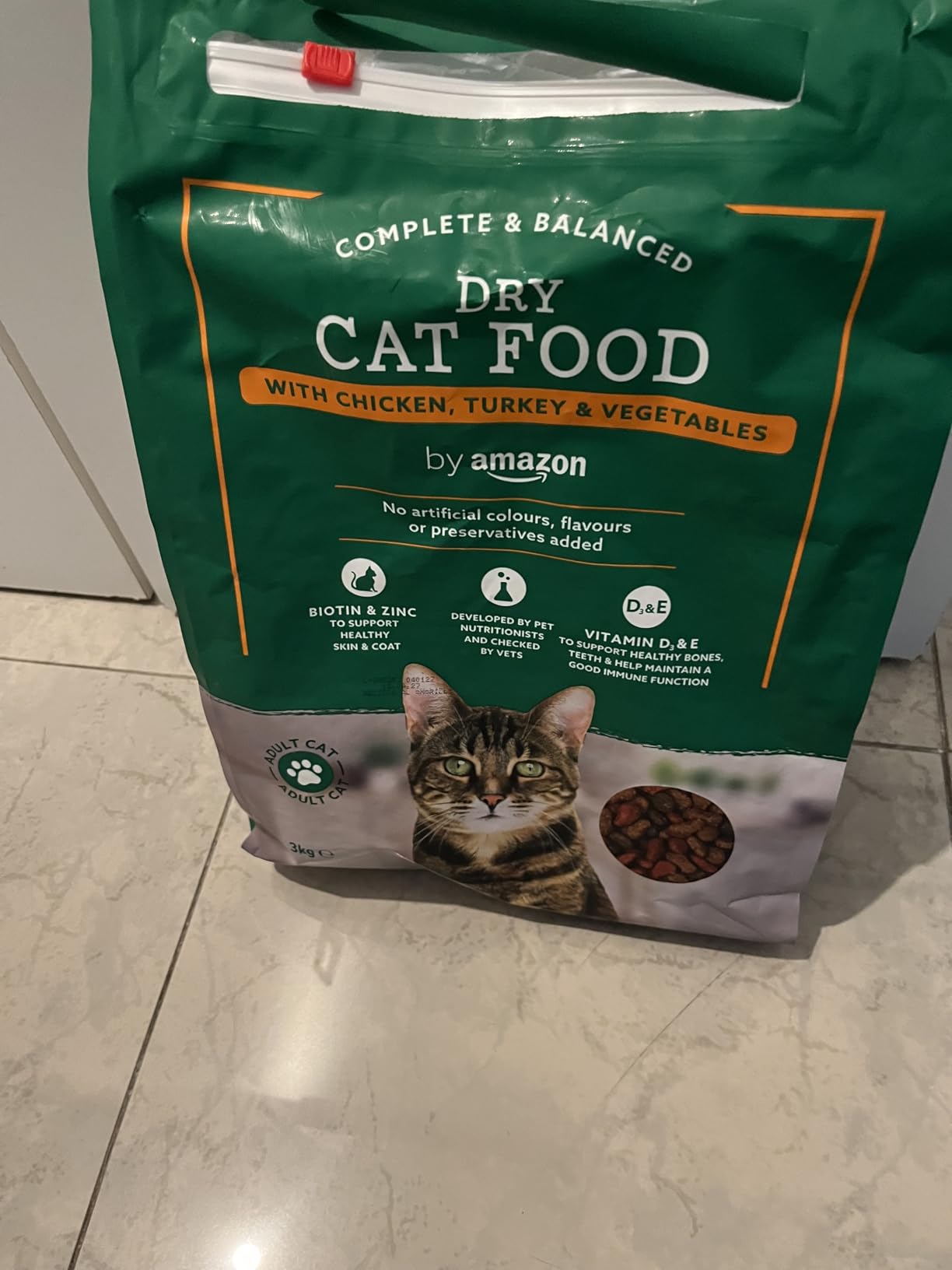 by Amazon Crocchette Gatto Pollo Tacchino 3 Kg Adulti
