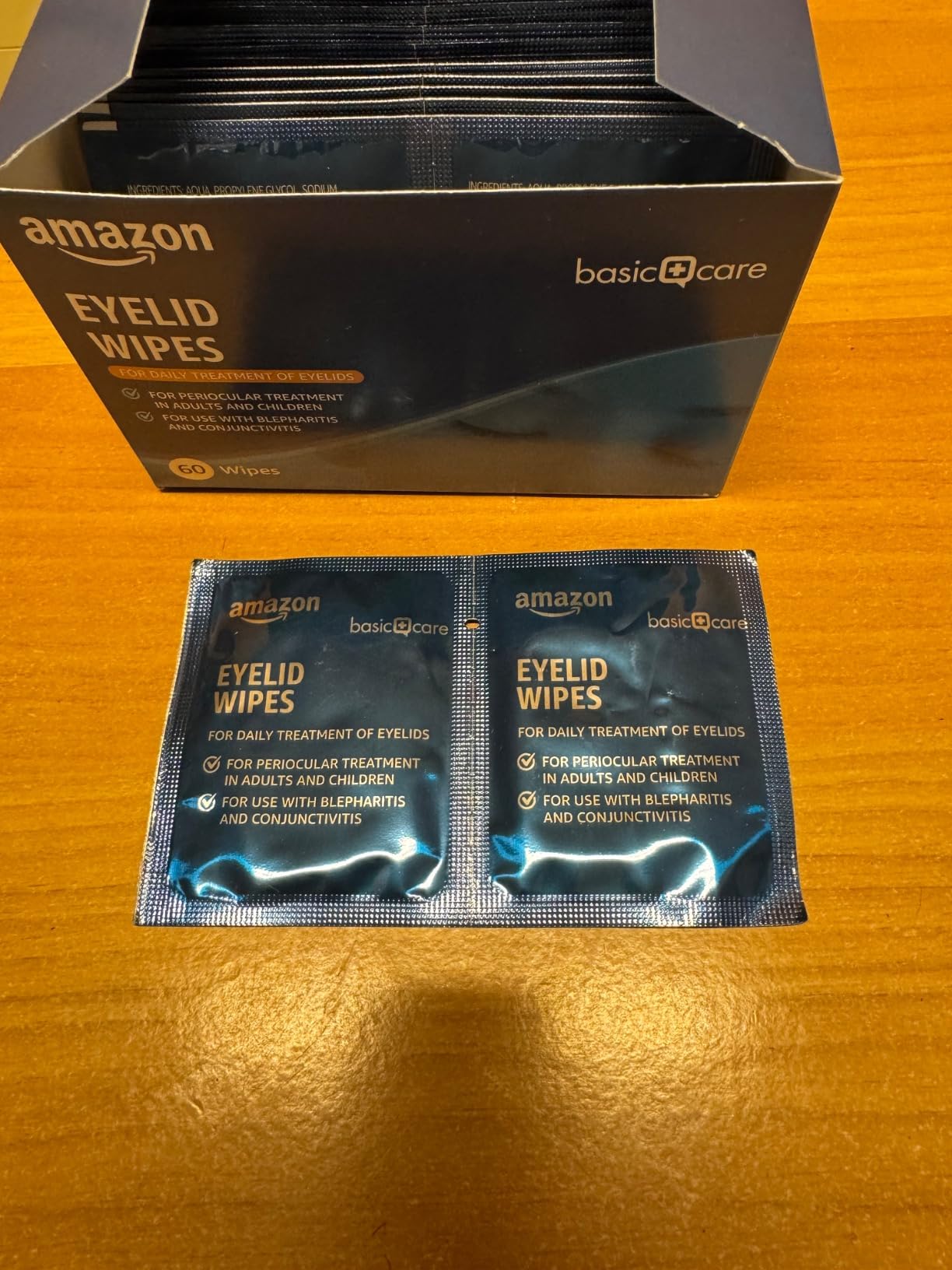 Healthcare by Amazon salviettine palpebre 60 pezzi inodori