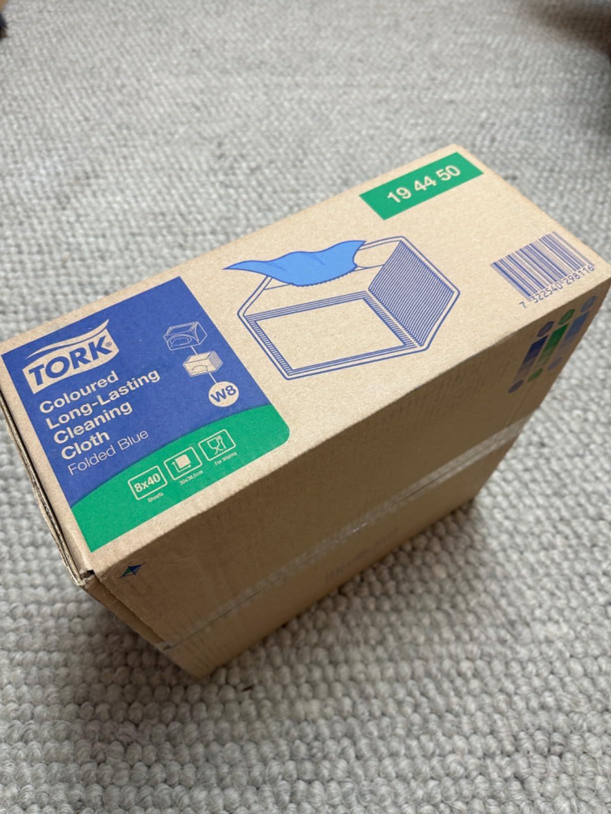 Tork W8 194450 panni pulizia blu 8x40 pezzi 320 totali