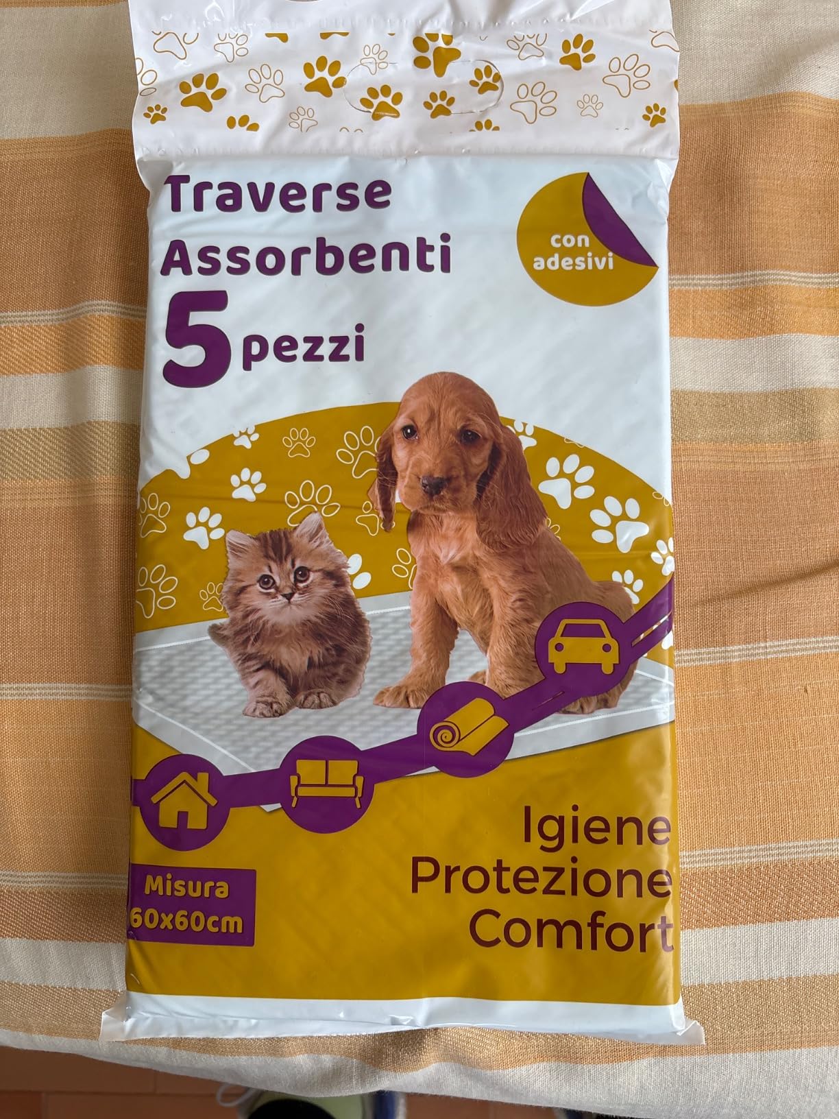 Akitaink traverse assorbenti 60x60 cm 120 pz antiodore