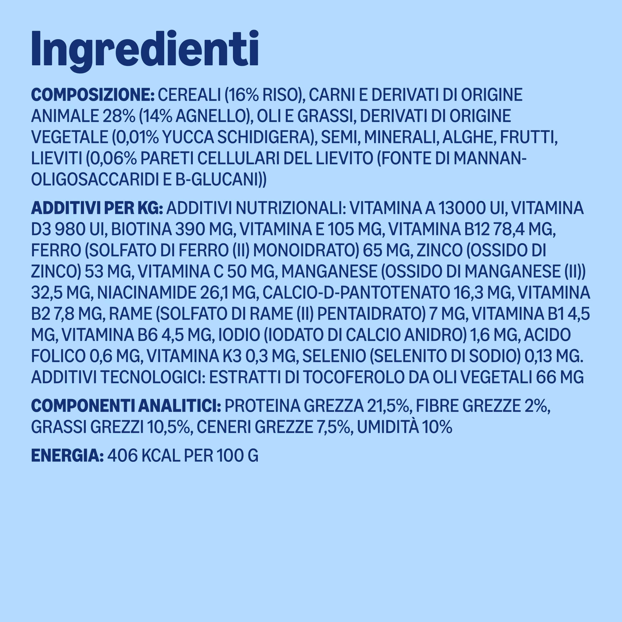 by Amazon Agnello e Riso crocchette cane 20 kg adulto