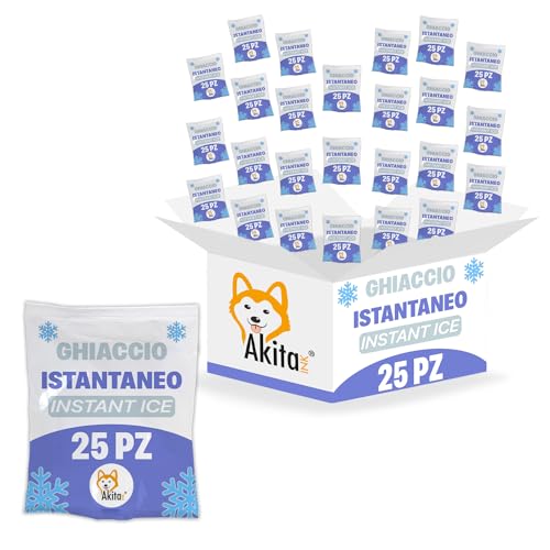 Akitaink Ghiaccio Istantaneo busta 14x18 cm scatola 25 pezzi monouso