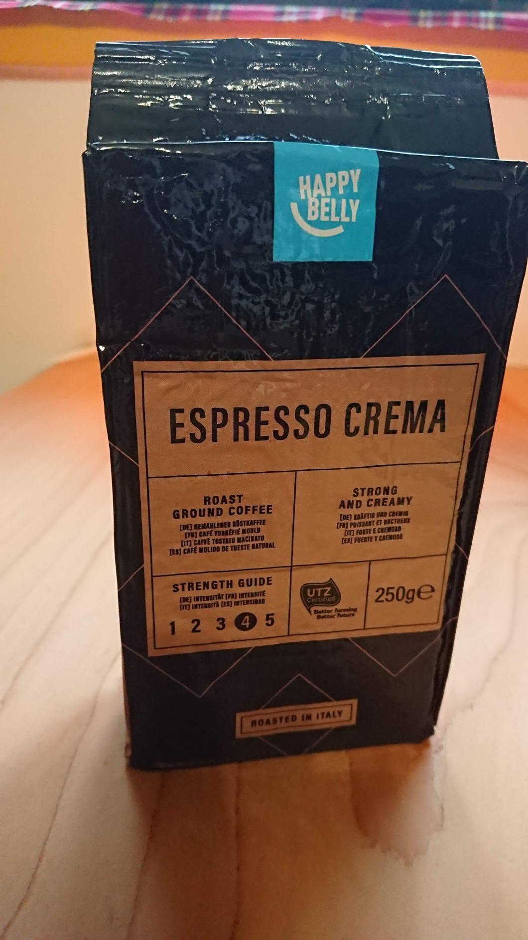 by Amazon Espresso Crema caffè macinato 4x250g tostatura chiara