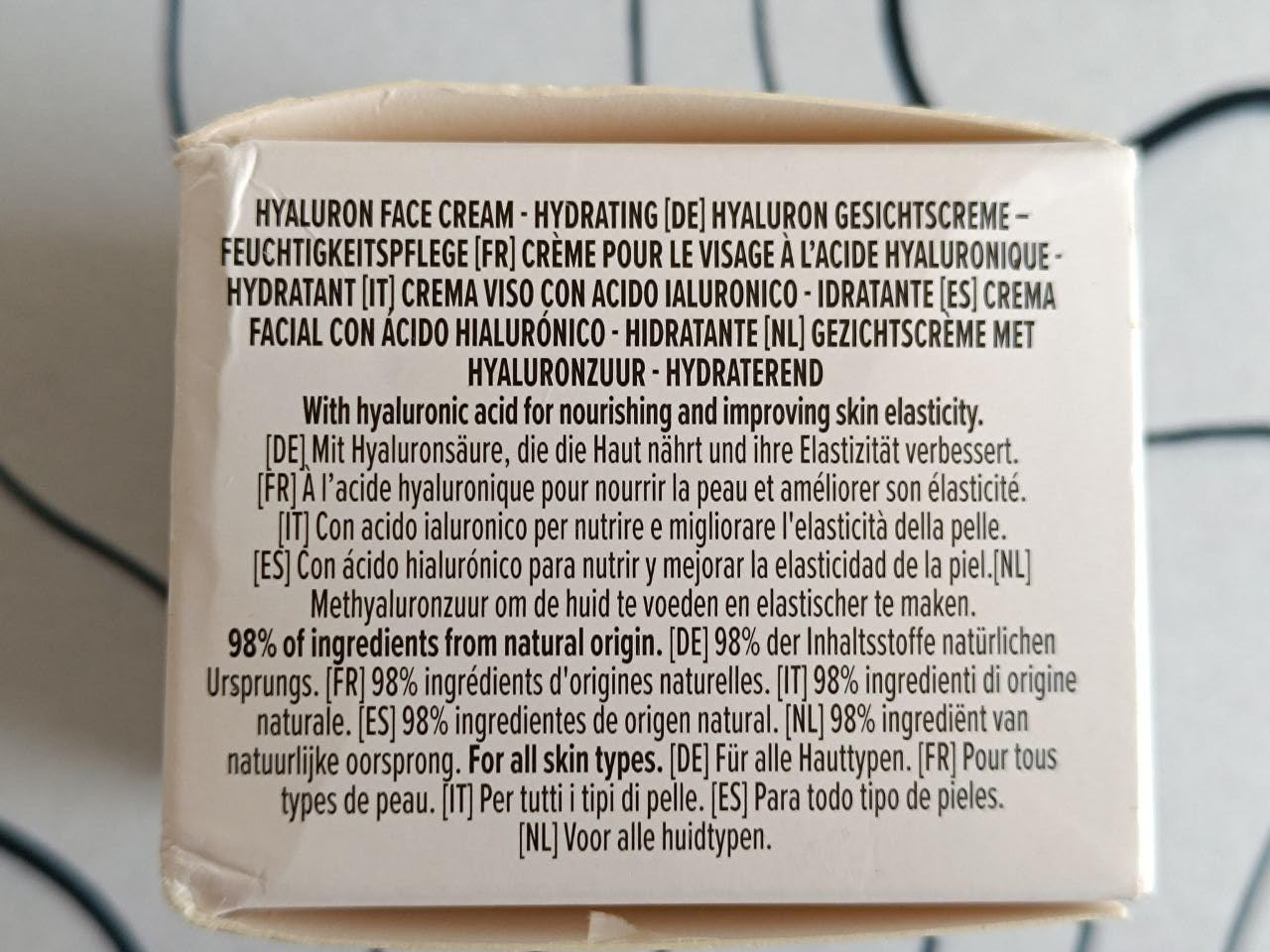 by Amazon Crema Viso Acido Ialuronico 50 ml Pelle Sensibile