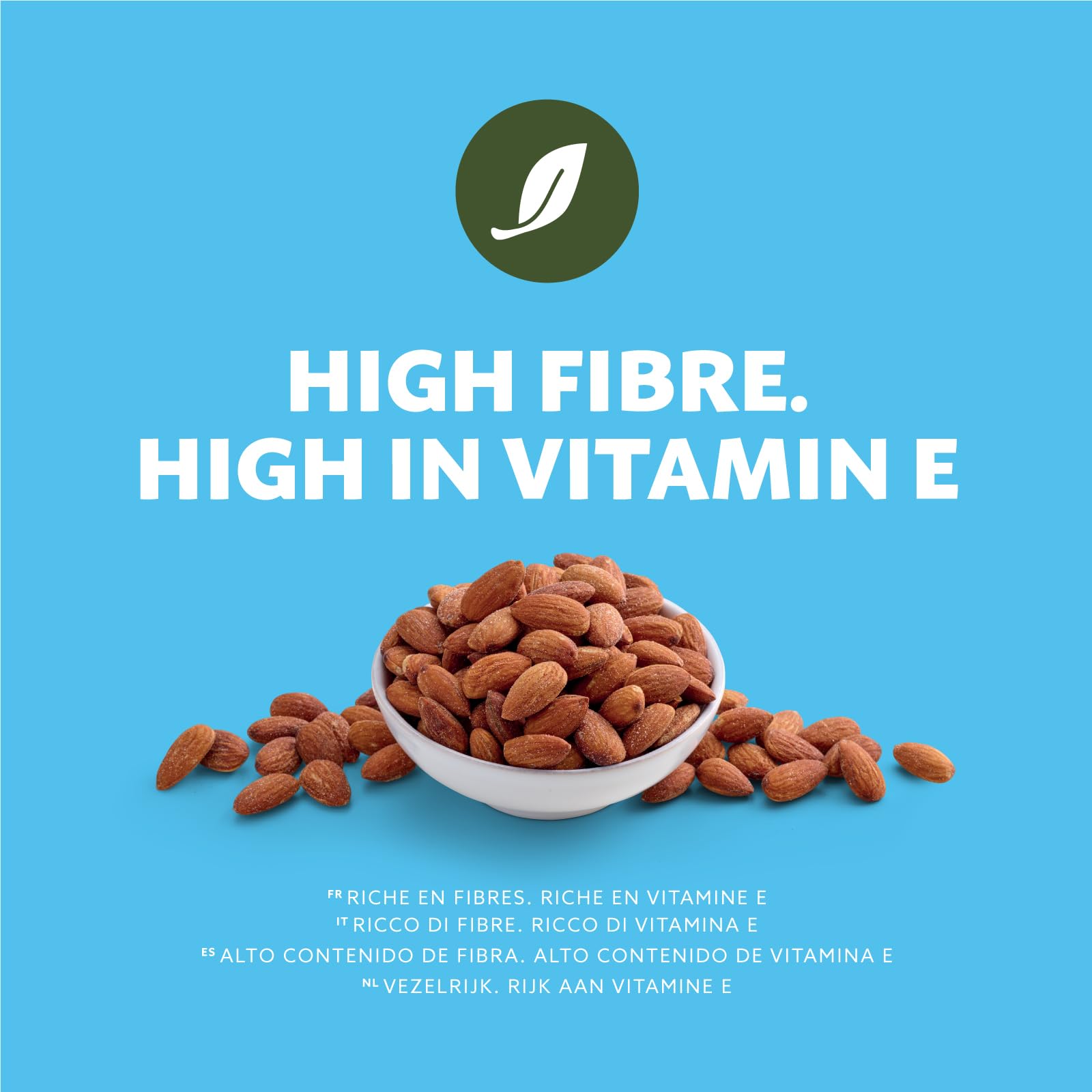 by Amazon Mandorle Tostate e Salate 7 x 200 g ricche di fibre