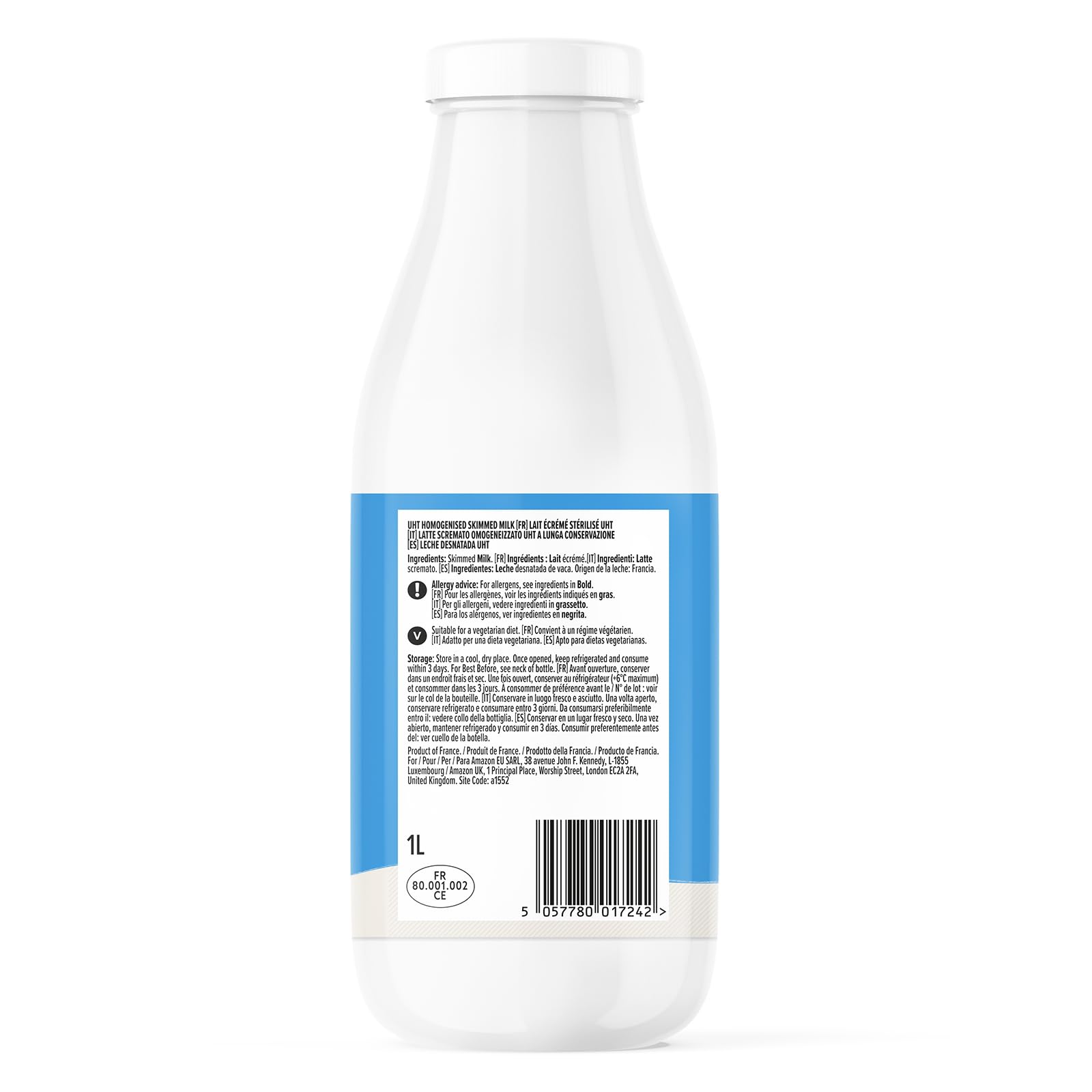 by Amazon latte scremato UHT 6x1L lunga conservazione