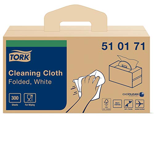 Tork Premium 510 panni pulizia bianchi W7 300 pz monovelo