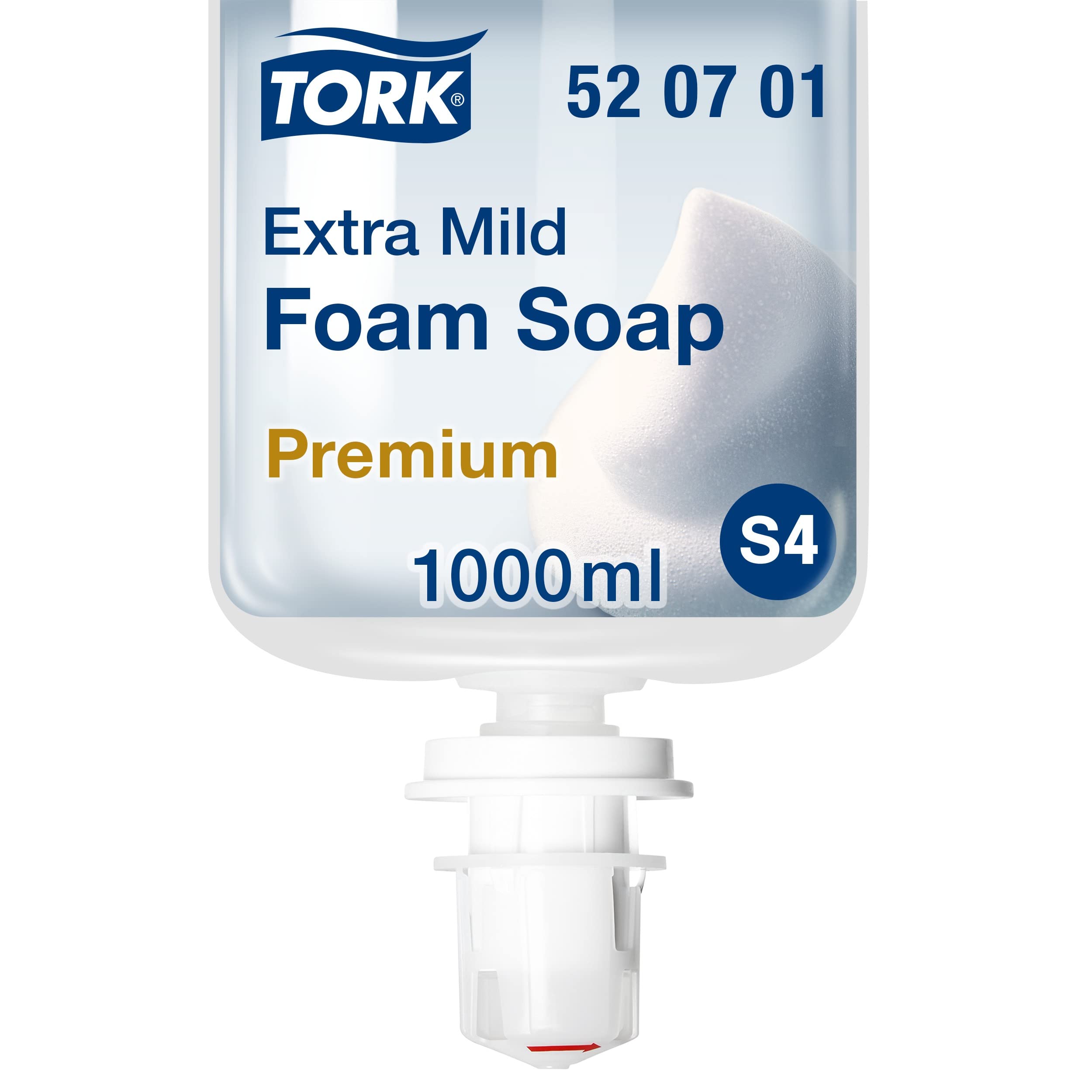 Tork S4 Dispenser Sapone a Sensore Nero + Schiuma 1L