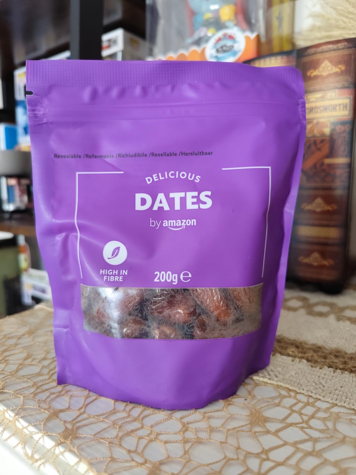 by Amazon Datteri Secchi Snocciolati 6x200 g