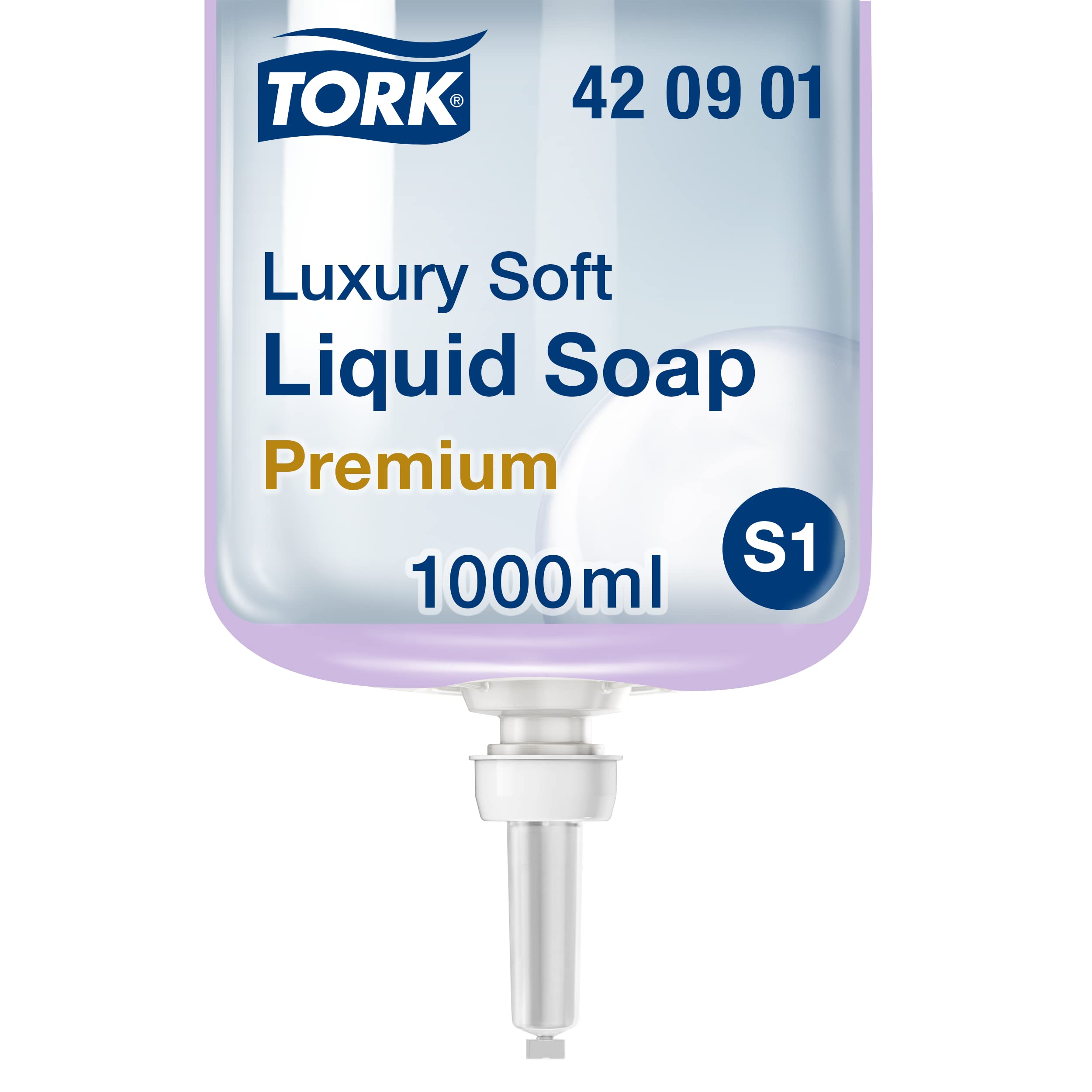 Tork S1 Dispenser Sapone Liquido Bianco + Ricarica 1L