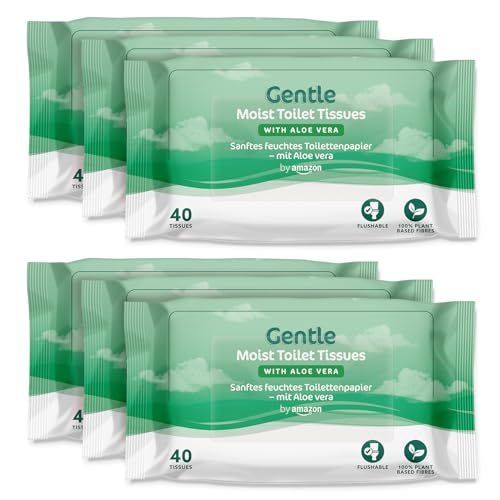 by Amazon Salviette Umide Aloe Vera 240 pezzi Gettabili WC