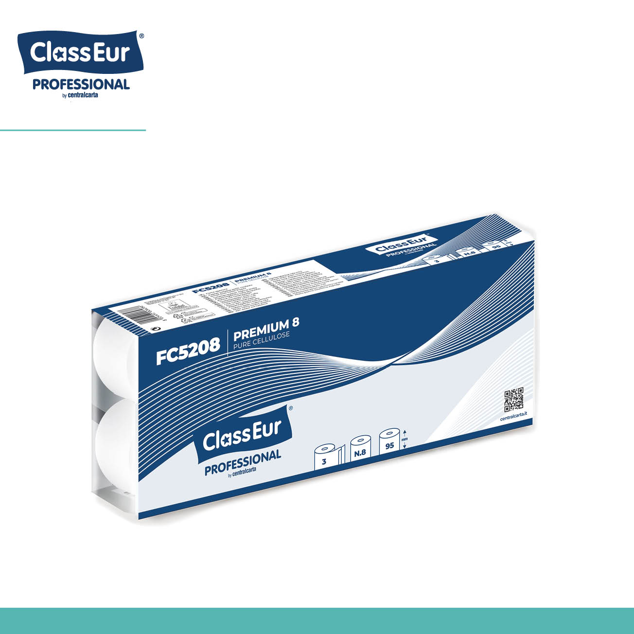 Centralcarta Premium 8 carta igienica domestica