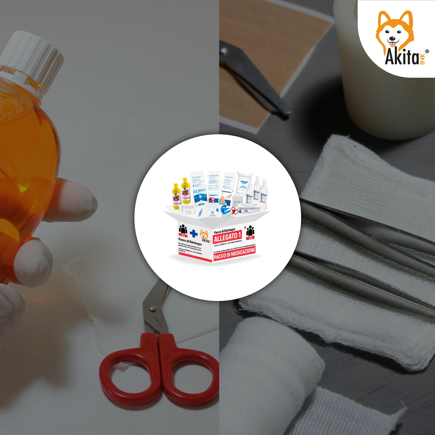 Akitaink kit reintegro Allegato 1 senza sfigmomanometro 1 kit