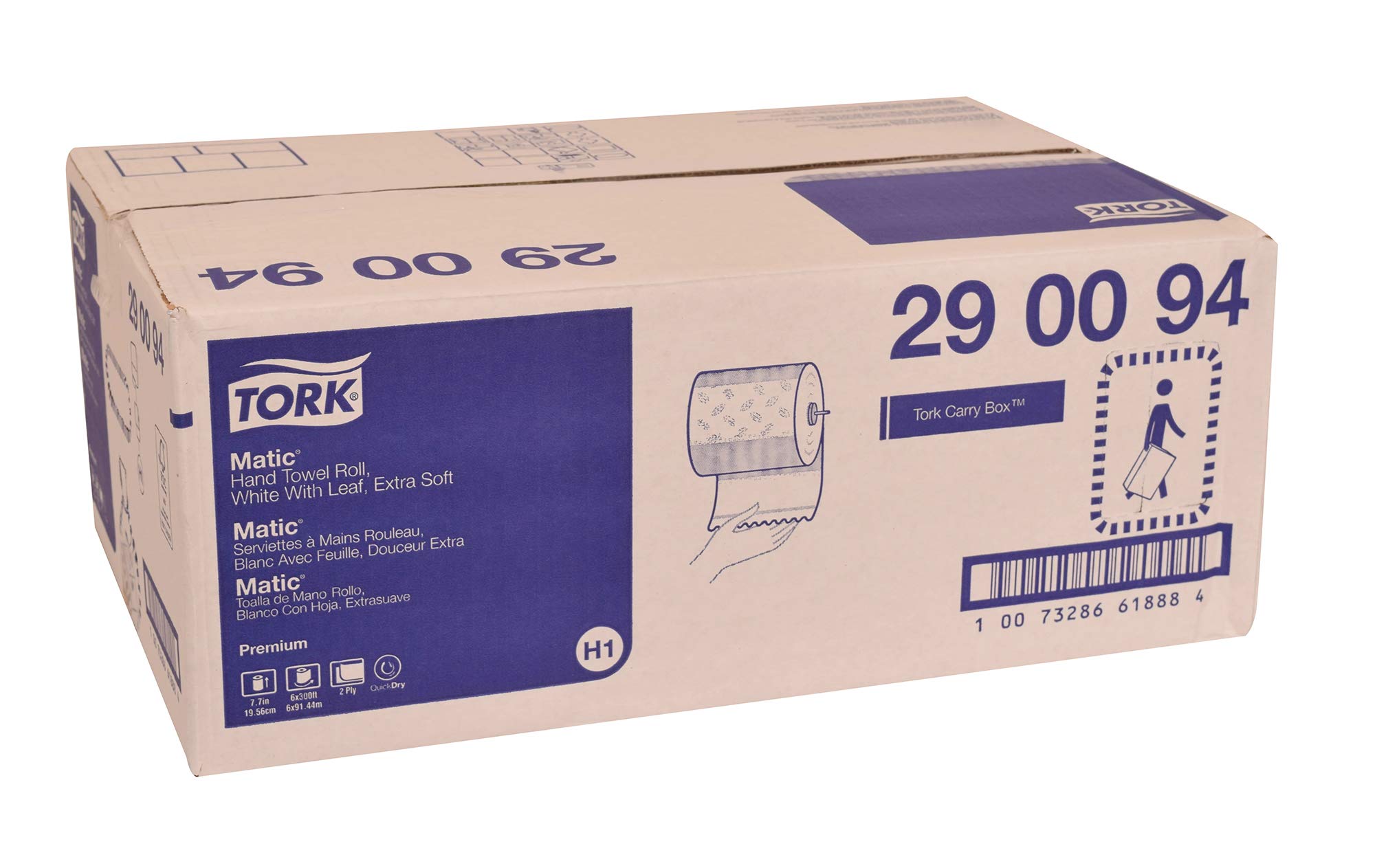 Tork Matic Premium 290094 Asciugamano Rotolo 2 veli 6 rotoli