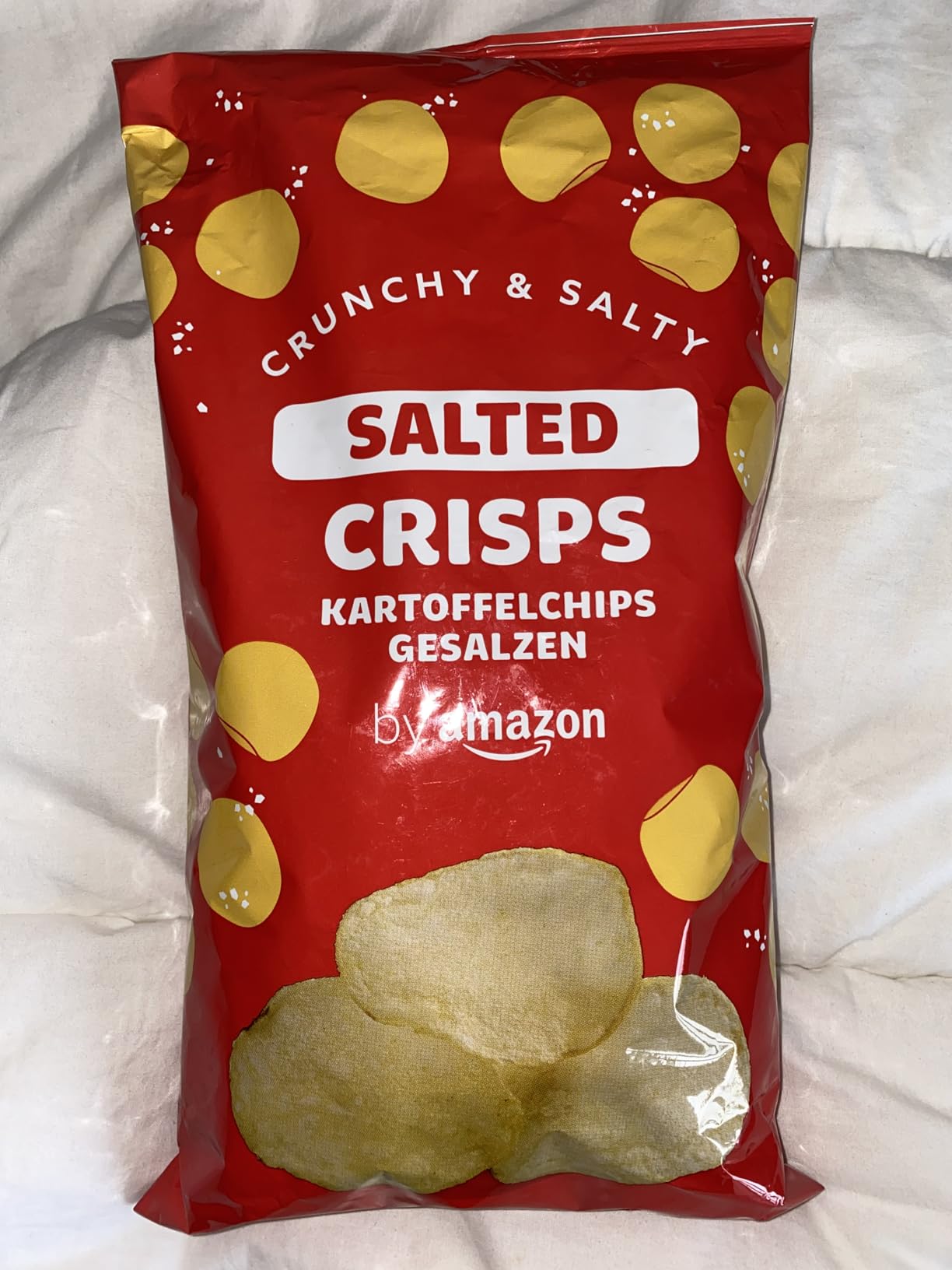 by Amazon Patatine Fritte Salate 200 g Confezione da 1 croccanti
