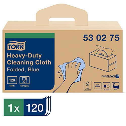 Tork 530275 Panno Pulizia Ultraresistente Blu 120 Panni