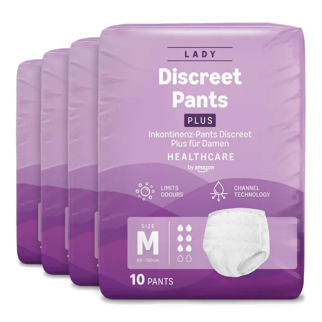 Healthcare by Amazon Slip Plus pannoloni donna M 40 pezzi assorbenti