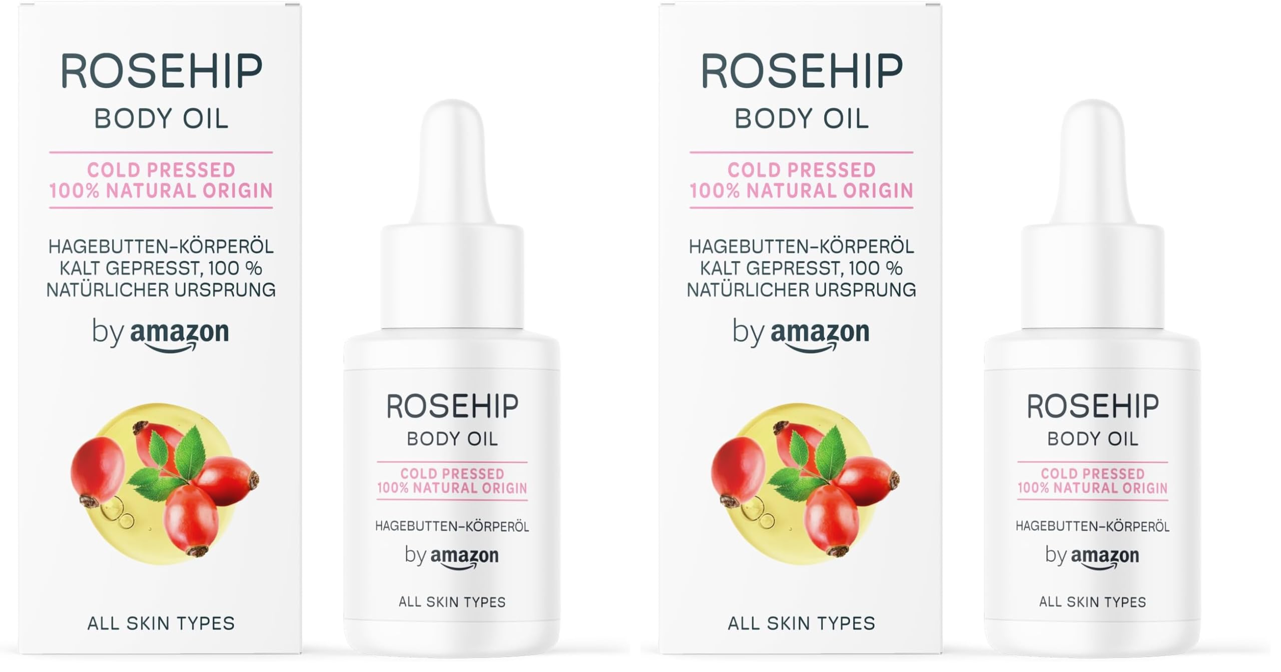 by Amazon Olio corpo rosa canina 30 ml nutriente