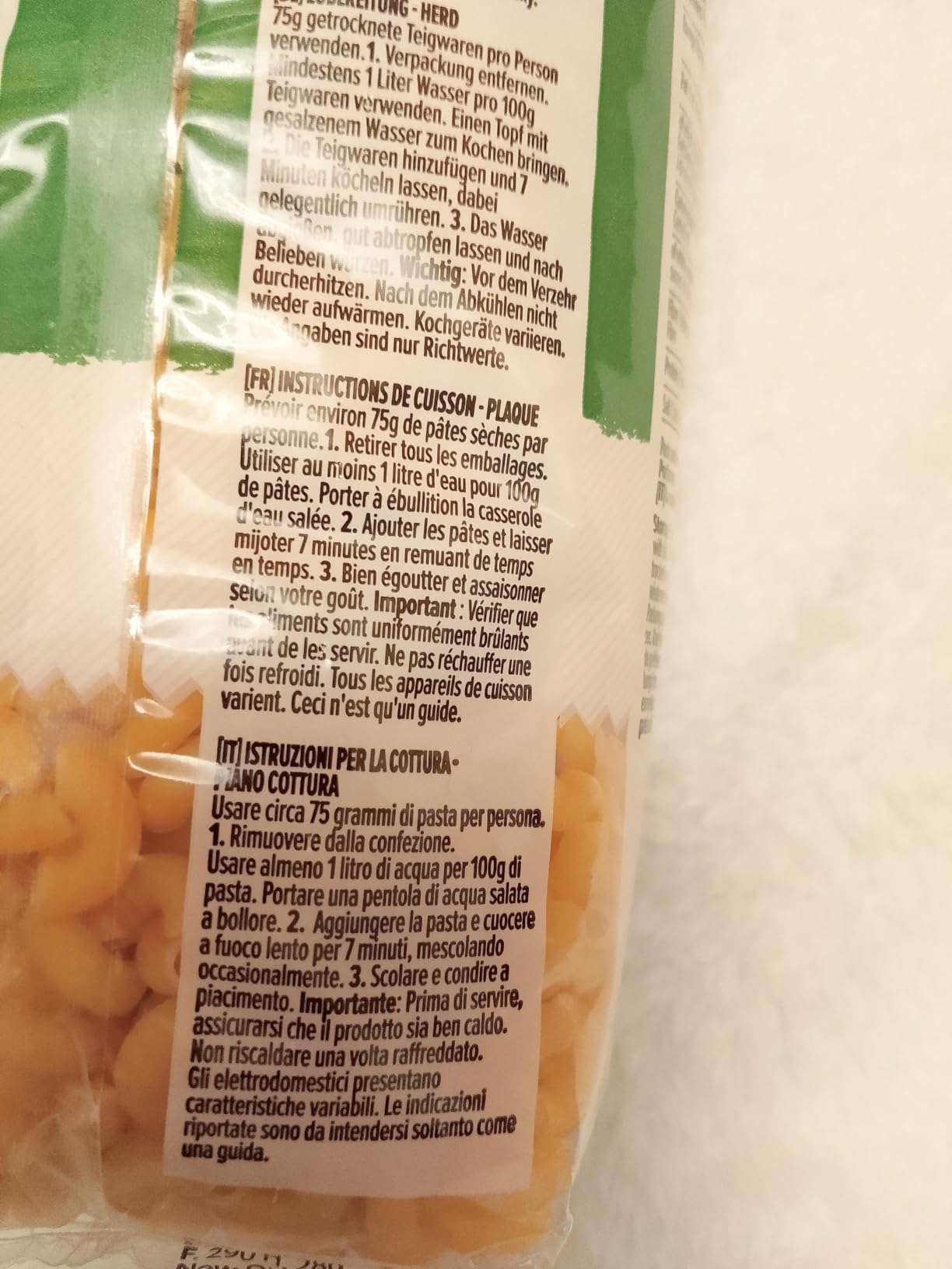 by Amazon Maccheroncini pasta grano duro 500g italiana