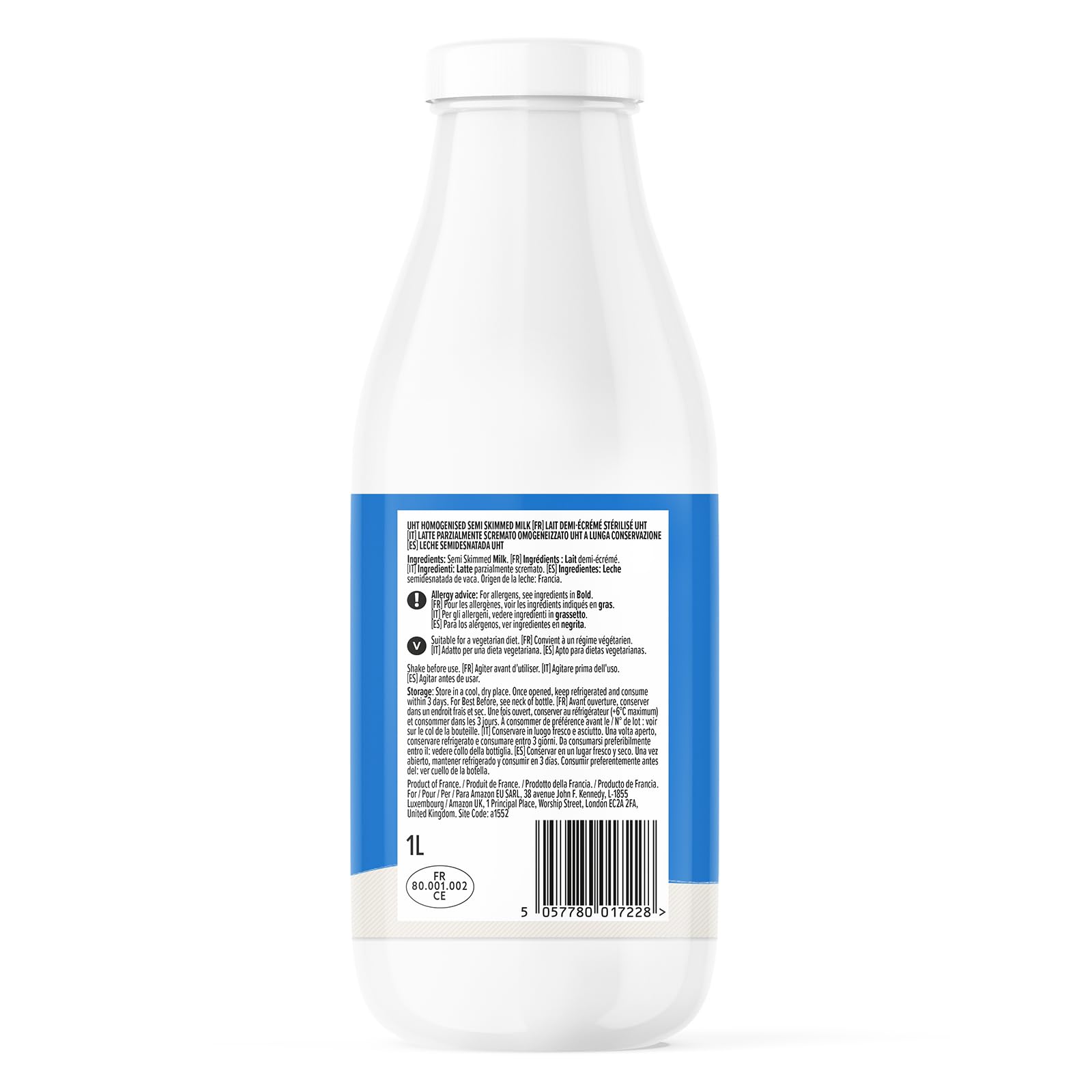 by Amazon Latte Parzialmente Scremato UHT 6x1L