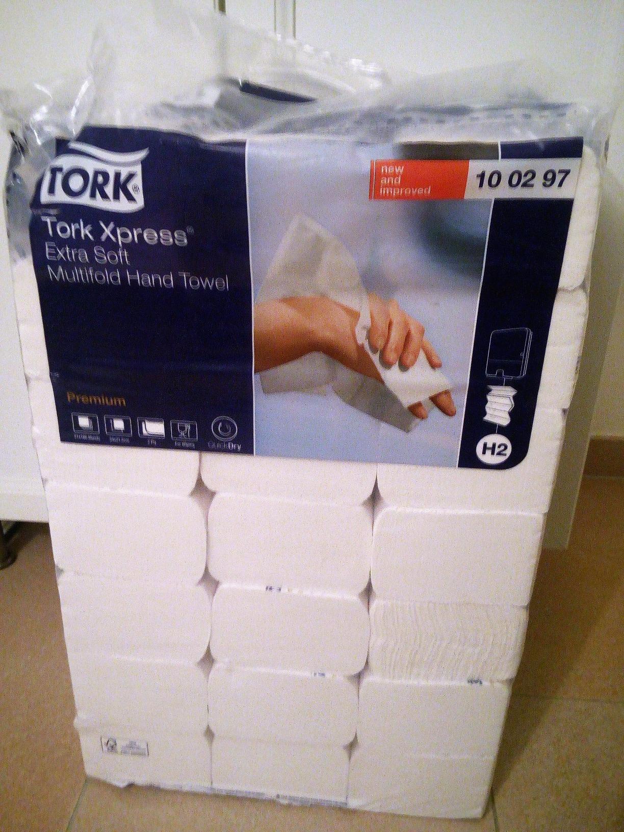 Tork 100297 Xpress Asciugamani Intercalati 21 x 100 extra soft