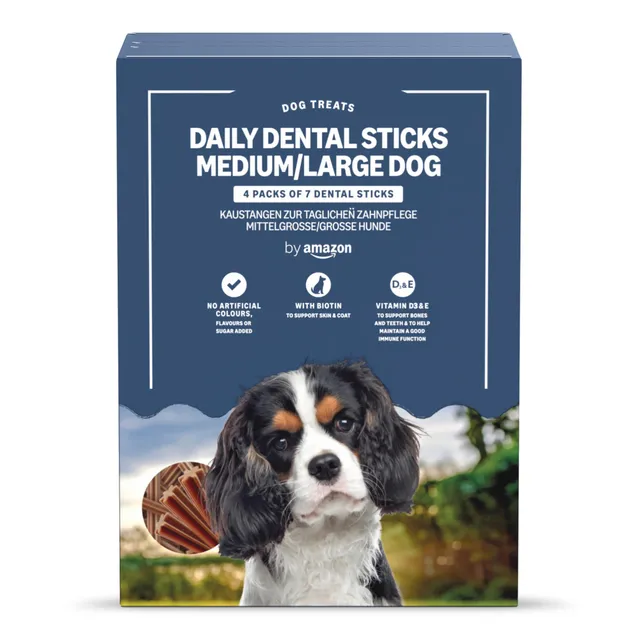 by Amazon Sticks Denti cani media/grande 4x270 g