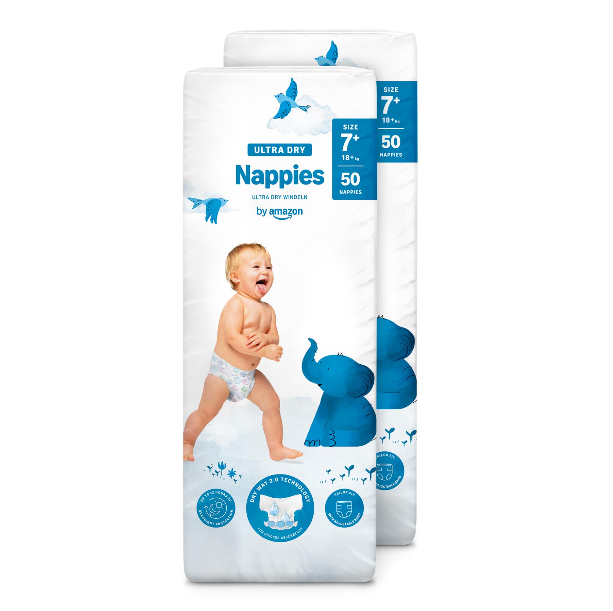by Amazon Ultra Dry pannolini taglia 2 168 pezzi 3-6 kg