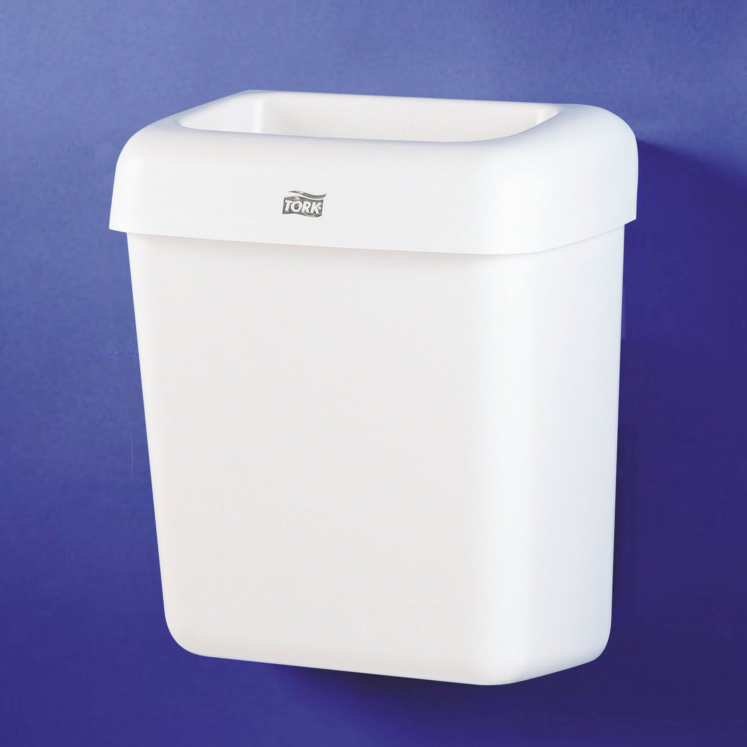 Tork cestino rifiuti 20 L bianco da parete