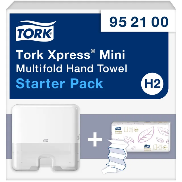 Tork Xpress 952100 Dispenser Asciugamani Mini Starter Pack H2