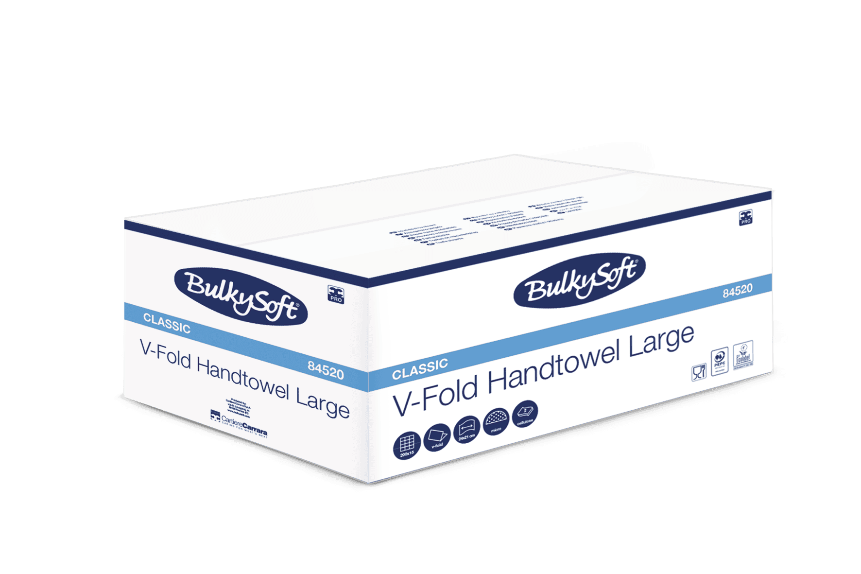 Bulkysoft Classic Large asciugamani piegati a V