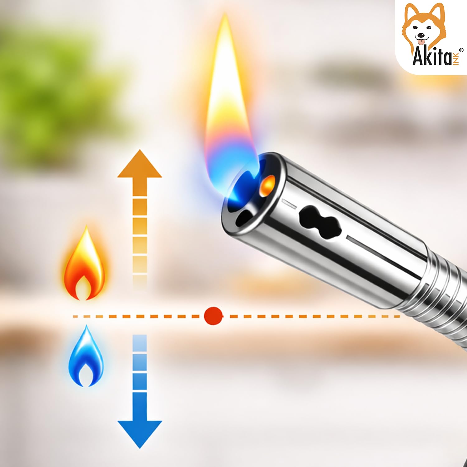 Akitaink Accendigas Lunghi Flessibili Set 5 pezzi Cucina