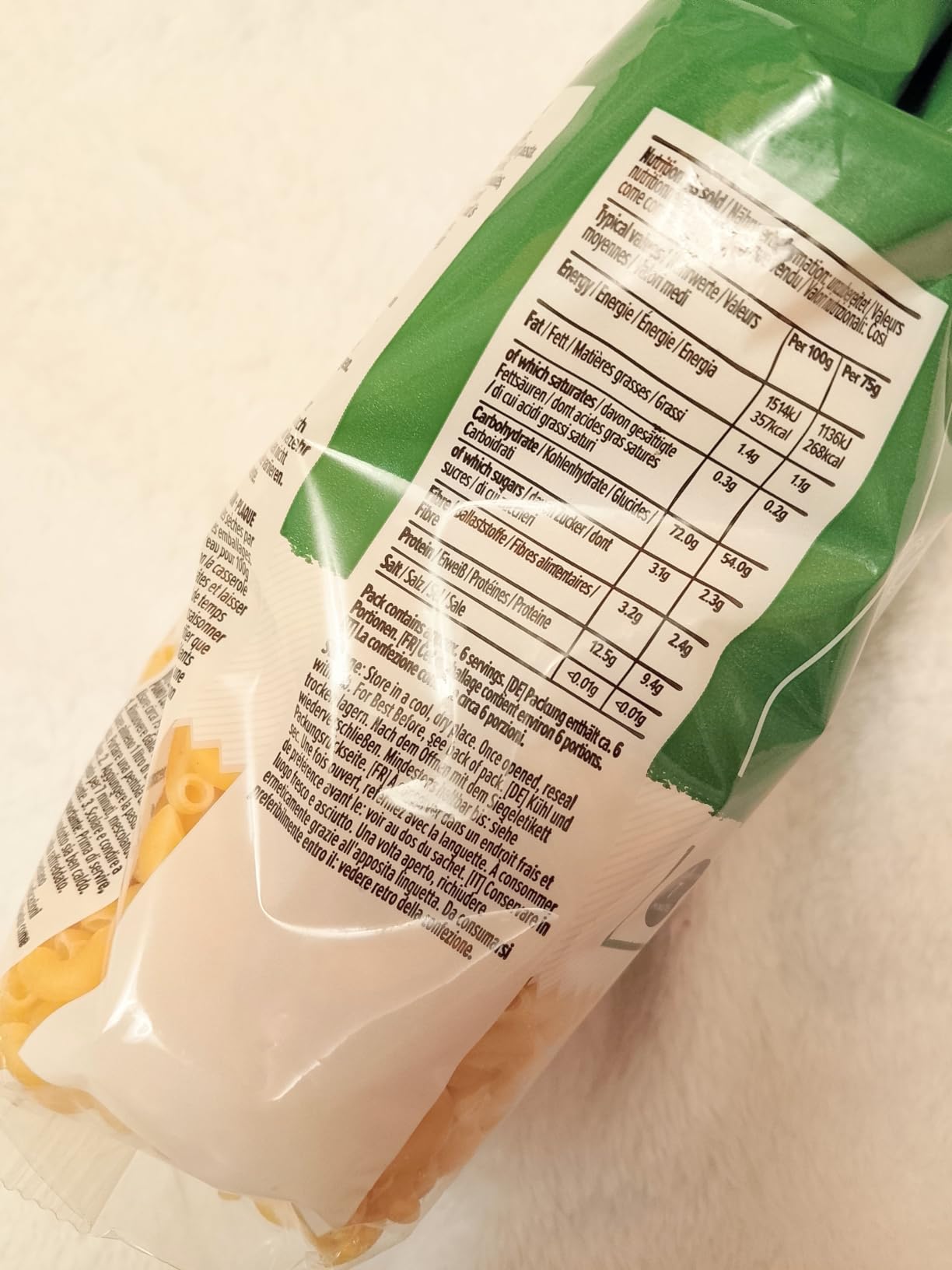 by Amazon Maccheroncini pasta grano duro 500g italiana
