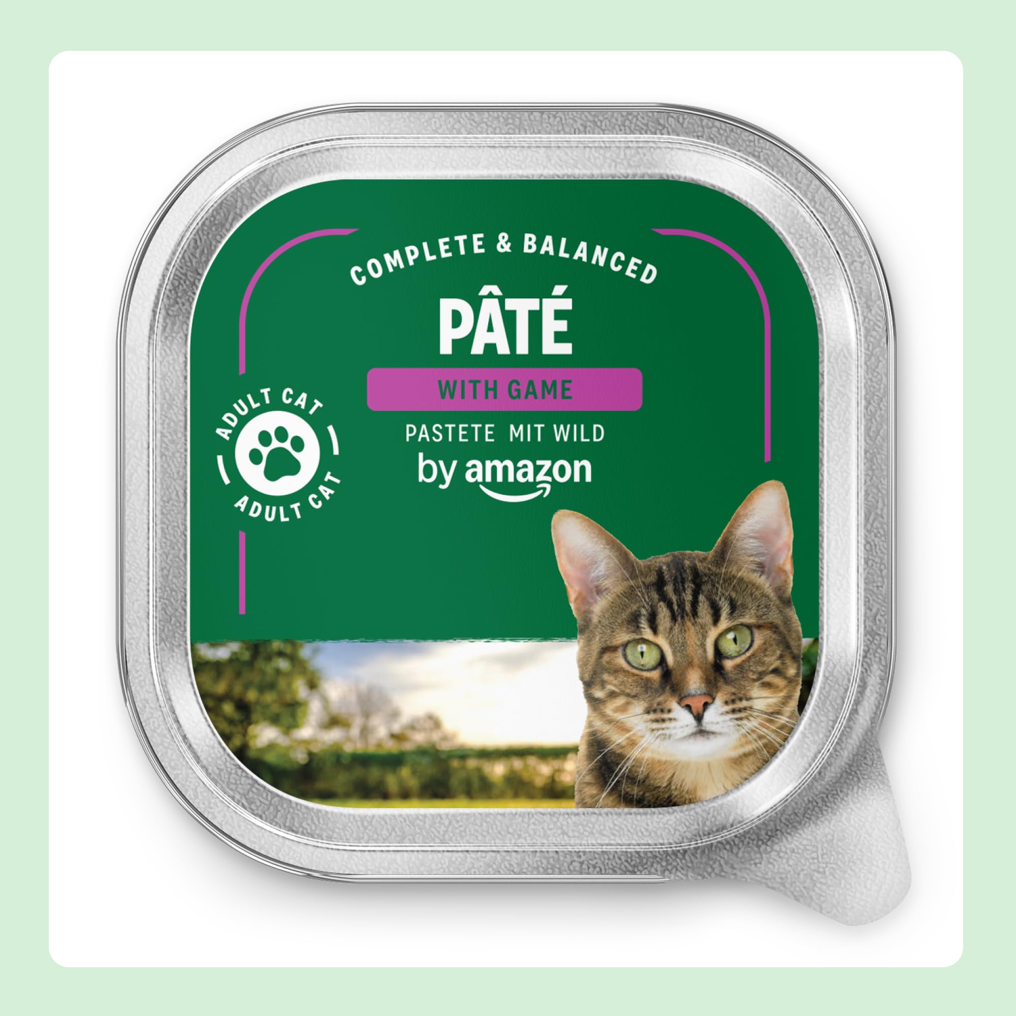 by Amazon Paté di Selvaggina Cibo per Gatti 100 g x16
