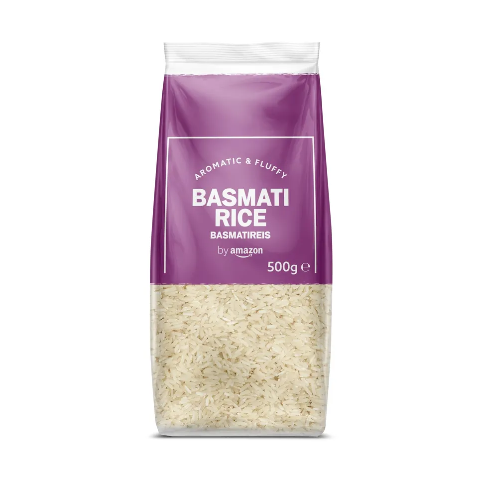 by Amazon Riso Basmati Grani Lunghi 500 g aromatico