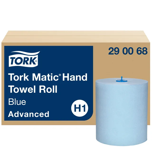 Tork Advanced Asciugamano Rotolo Ricarica Blu 2 Veli 150 m