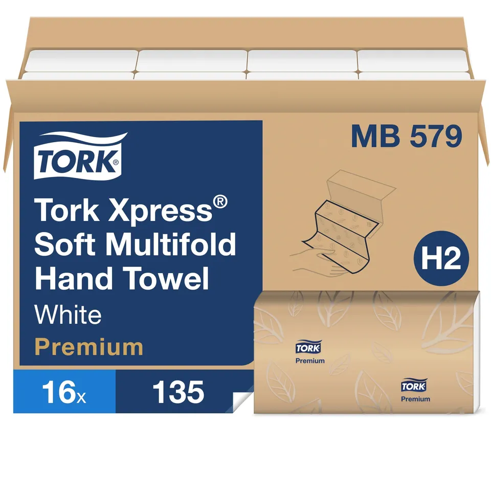 Tork Xpress MB579 asciugamani multifold bianchi 16x135 2 veli