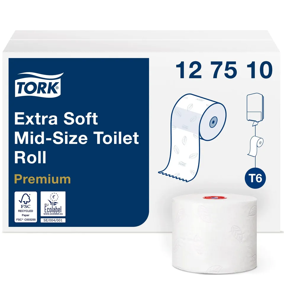 Tork Extra Soft Mid-Size Premium Carta Igienica T6 27x70 m