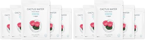 by Amazon Maschera Viso Acqua di Rose 10 Pezzi 18 ml