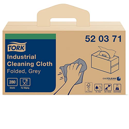 Tork 520371 panni pulizia industriale grigi 280 pz W7 1 velo