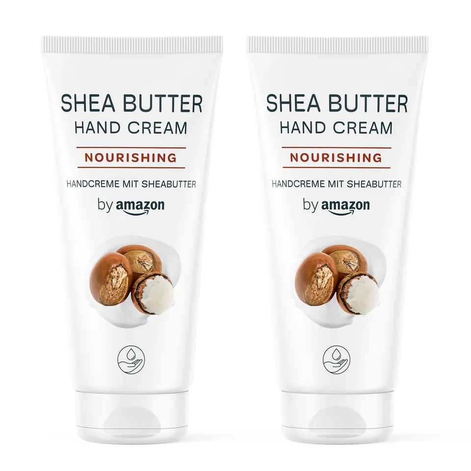 by Amazon Burro di Karité Crema Mani 2x100 ml pelli secche