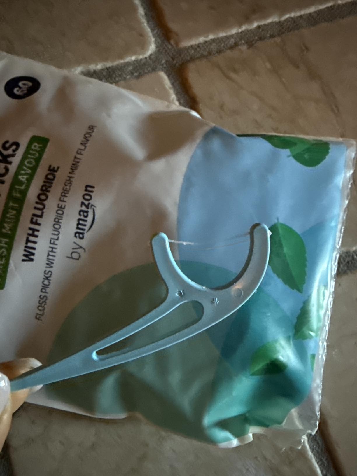 by Amazon Forcelle Interdentali Menta 180 pz Fluorurate