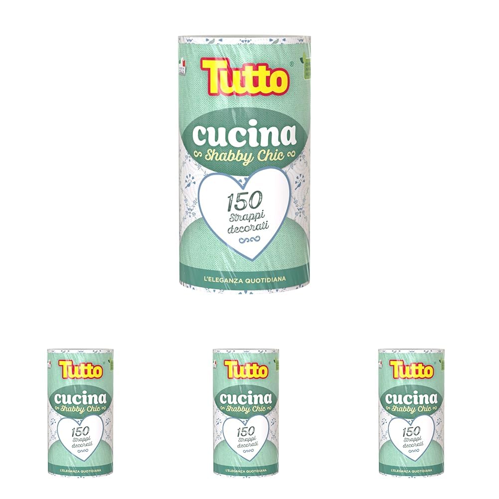 Tutto Shabby Chic carta cucina 12 rotoli 150 strappi