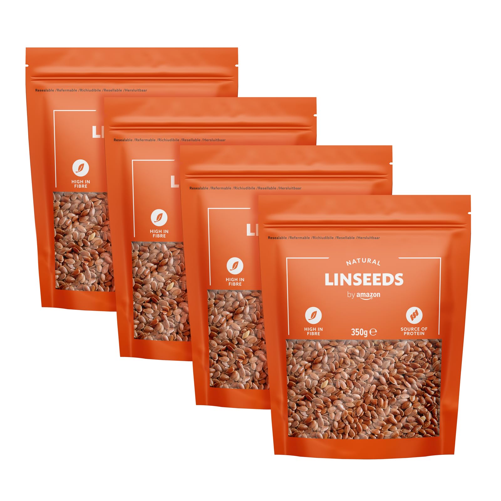 by Amazon semi di lino 350g ricchi di fibre