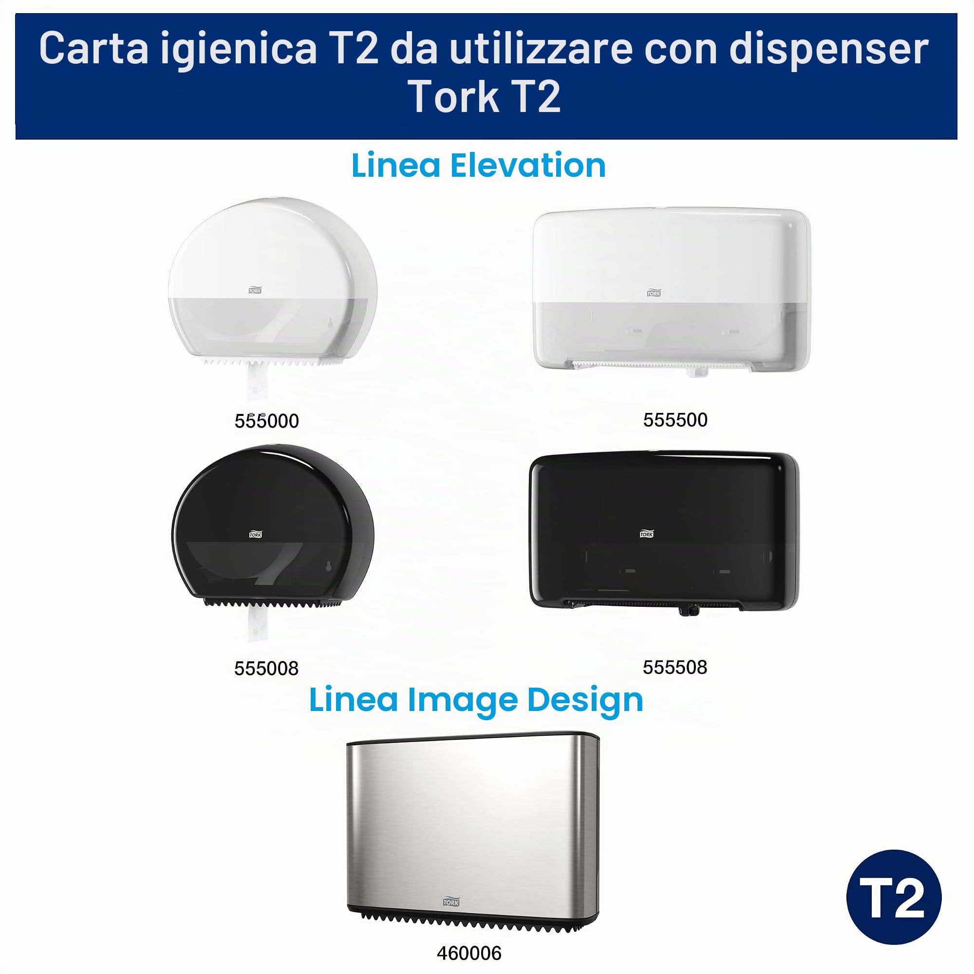 Tork Advanced 110163 carta igienica mini jumbo 12 rotoli
