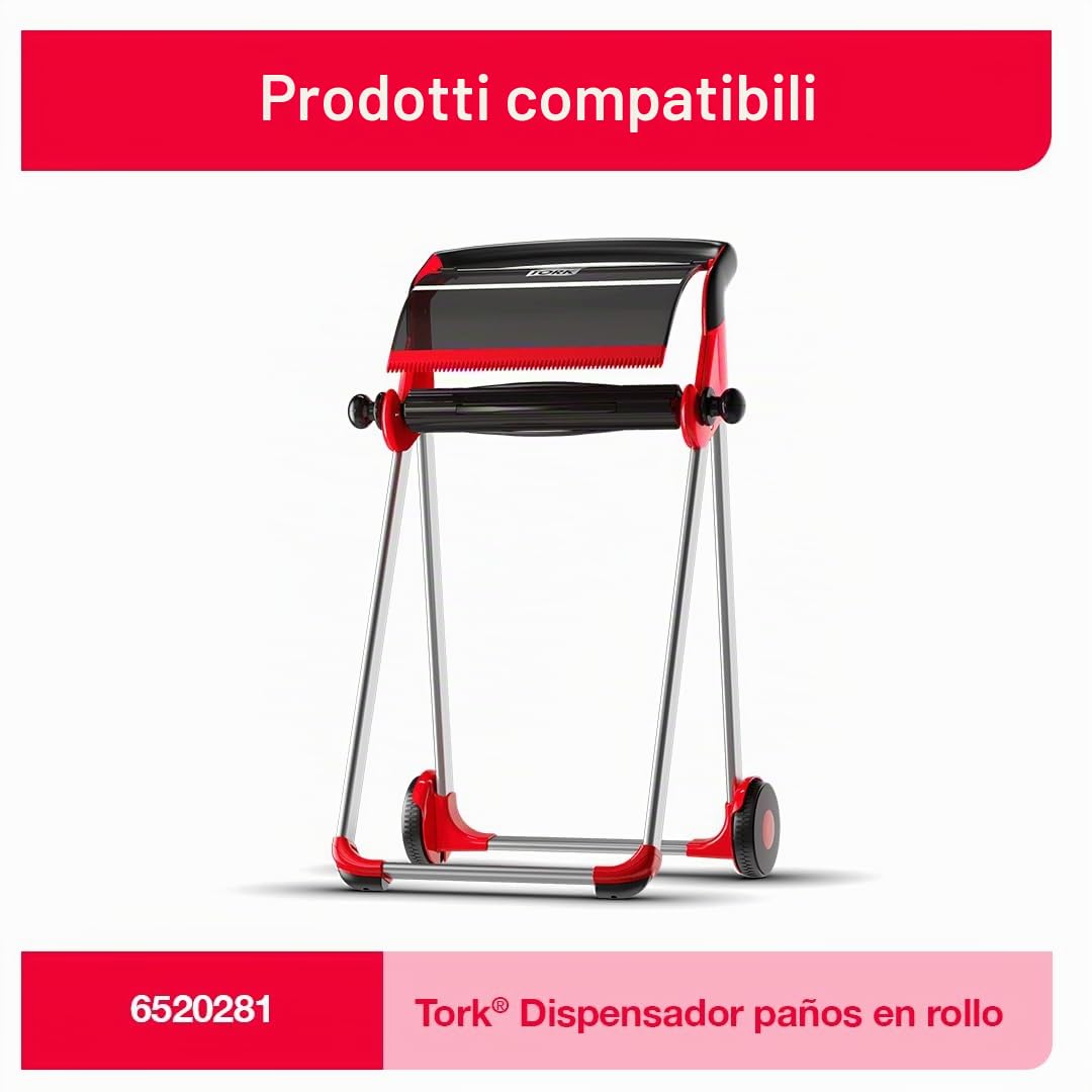 Tork Premium 130080 carta industriale blu 750 strappi 3 veli